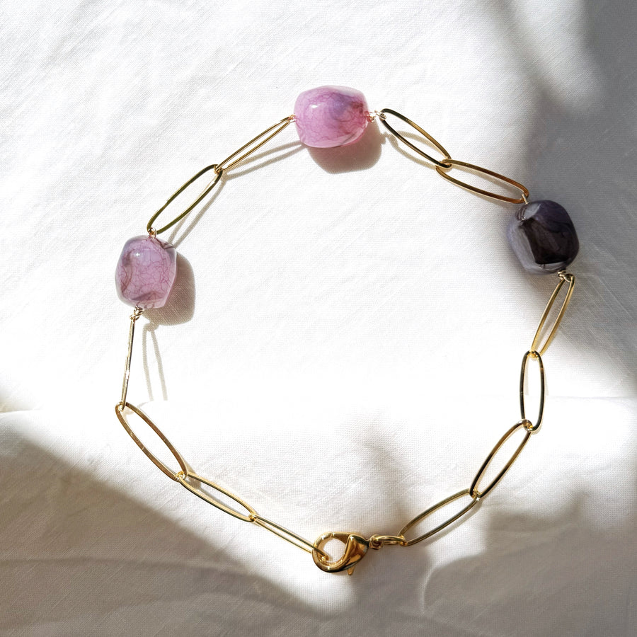 AQUA CHAINE - collier