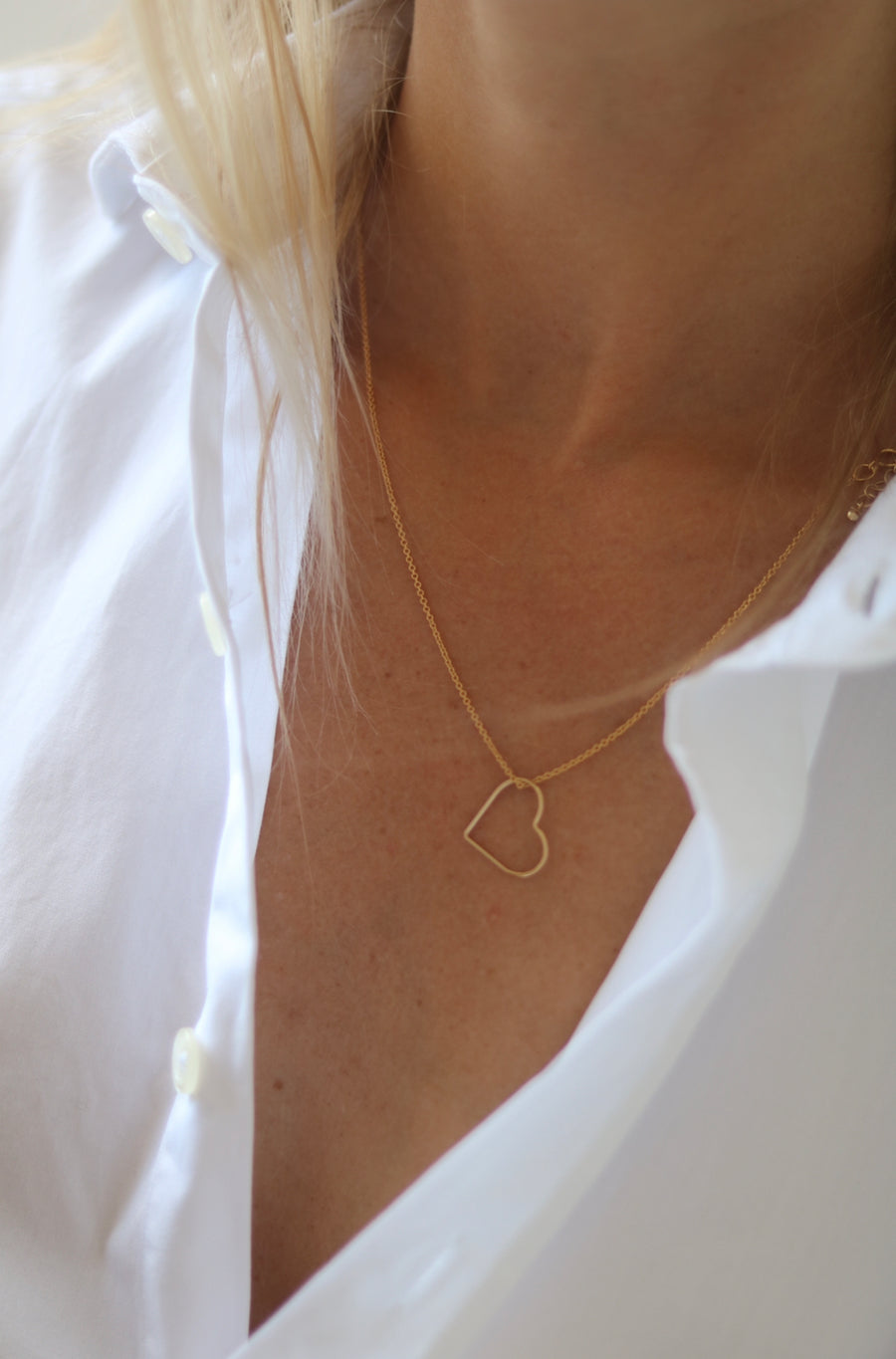 COEUR - AJOURÉ - Collier gold filled