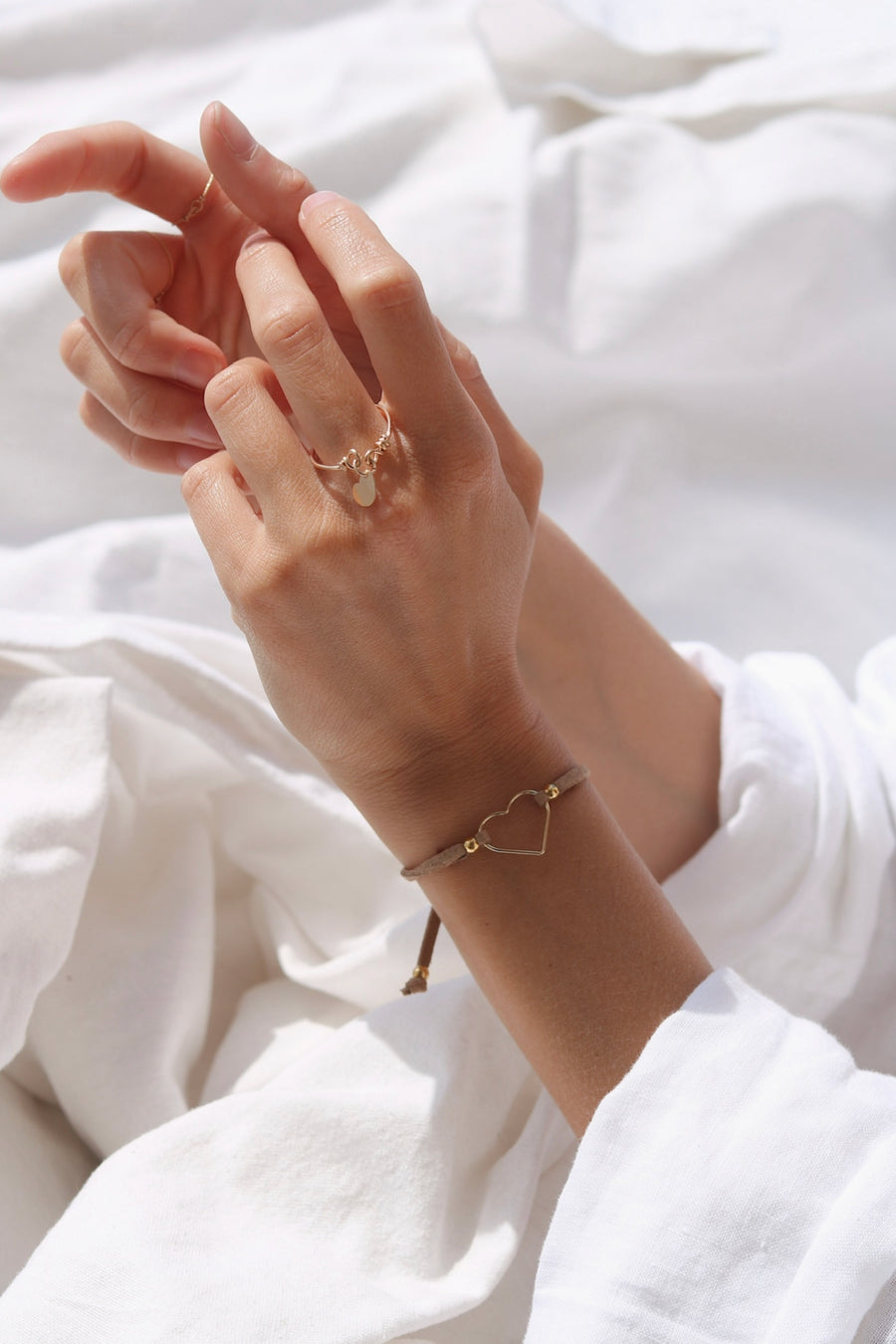 COEUR - Bracelet suedine